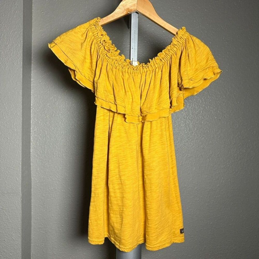Matilda Jane Womens XS mustard yellow top